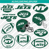 New York Jets SVG Bundle – NFL Football Logo Vector Cricut