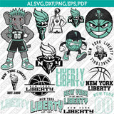 New York Liberty Logo SVG Bundle | WNBA Vector Cricut