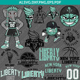 New York Liberty Logo SVG Bundle | WNBA Vector Cricut