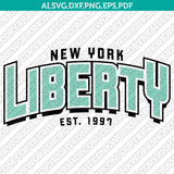 New York Liberty Logo SVG Bundle | WNBA Vector Cricut