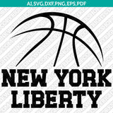 New York Liberty Logo SVG Bundle | WNBA Vector Cricut