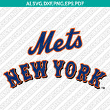 New York Mets Logo SVG | MLB Vector Cricut & Silhouette