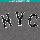 New York Mets SVG Bundle – MLB Baseball Logo Vector Cricut