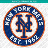 New York Mets SVG Bundle – MLB Baseball Logo Vector Cricut