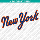 New York Mets SVG Bundle – MLB Baseball Logo Vector Cricut