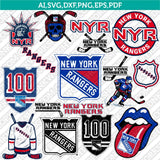 New York Rangers Logo SVG PNG | NHL Vector Cricut Silhouette