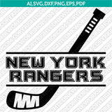 New York Rangers Logo SVG PNG | NHL Vector Cricut Silhouette
