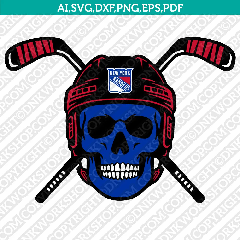 New York Rangers Logo SVG PNG | NHL Vector Cricut Silhouette – DNKWorkshop