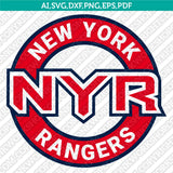 New York Rangers Logo SVG PNG | NHL Vector Cricut Silhouette