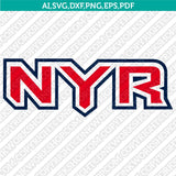 New York Rangers Logo SVG PNG | NHL Vector Cricut Silhouette