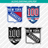 New York Rangers Logo SVG PNG | NHL Vector Cricut Silhouette