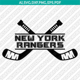 New York Rangers Logo SVG PNG | NHL Vector Cricut Silhouette