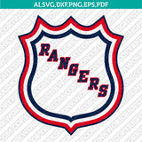 New York Rangers Logo SVG PNG | NHL Vector Cricut Silhouette