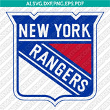 New York Rangers Logo SVG PNG | NHL Vector Cricut Silhouette