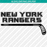 New York Rangers Logo SVG PNG | NHL Vector Cricut Silhouette