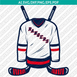New York Rangers Logo SVG PNG | NHL Vector Cricut Silhouette
