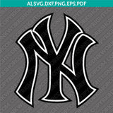 New York Yankees SVG Bundle – MLB Baseball Logo Vector Cricut