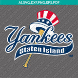 New York Yankees SVG Bundle – MLB Baseball Logo Vector Cricut