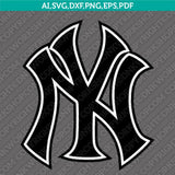 New York Yankees SVG Bundle – MLB Baseball Logo Vector Cricut