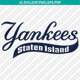 New York Yankees SVG Bundle – MLB Baseball Logo Vector Cricut