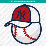 New York Yankees SVG Bundle – MLB Baseball Logo Vector Cricut