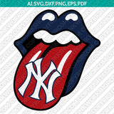 New York Yankees SVG Bundle – MLB Baseball Logo Vector Cricut