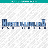 North Carolina Tar Heels SVG Bundle – NCAA College Logo Vector Files for Cricut