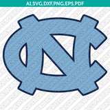 North Carolina Tar Heels SVG Bundle – NCAA College Logo Vector Files for Cricut