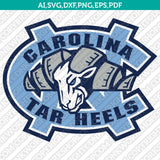 North Carolina Tar Heels SVG Bundle – NCAA College Logo Vector Files for Cricut