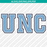North Carolina Tar Heels SVG Bundle – NCAA College Logo Vector Files for Cricut
