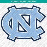 North Carolina Tar Heels SVG Bundle – NCAA College Logo Vector Files for Cricut