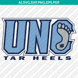 North Carolina Tar Heels SVG Bundle – NCAA College Logo Vector Files for Cricut