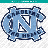 North Carolina Tar Heels SVG Bundle – NCAA College Logo Vector Files for Cricut