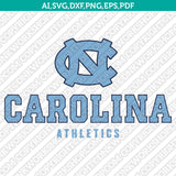 North Carolina Tar Heels SVG Bundle – NCAA College Logo Vector Files for Cricut