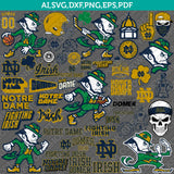 Notre Dame Fighting Irish Logo SVG Bundle | NCAA College Vector Cricut