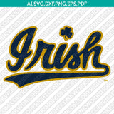 Notre Dame Fighting Irish Logo SVG Bundle | NCAA College Vector Cricut