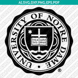 Notre Dame Fighting Irish Logo SVG Bundle | NCAA College Vector Cricut