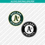 Oakland Athletics Logo SVG | PNG Vector Cricut & Silhouette