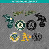 Oakland Athletics Logo SVG | PNG Vector Cricut & Silhouette