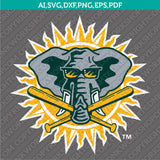 Oakland Athletics SVG Bundle – MLB Baseball Logo Vector Cricut
