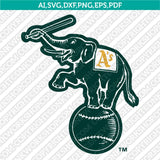 Oakland Athletics SVG Bundle – MLB Baseball Logo Vector Cricut