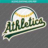 Oakland Athletics SVG Bundle – MLB Baseball Logo Vector Cricut