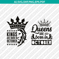 October Birthday SVG Cut File Clipart Cricut Png