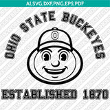 Ohio State Buckeyes Logo SVG Bundle | NCAA College Vector Cricut