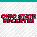 Ohio State Buckeyes Logo SVG Bundle | NCAA College Vector Cricut