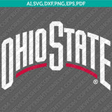 Ohio State Buckeyes Logo SVG Bundle | NCAA College Vector Cricut