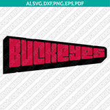 Ohio State Buckeyes Logo SVG Bundle | NCAA College Vector Cricut