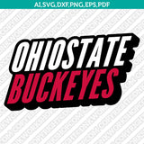 Ohio State Buckeyes Logo SVG Bundle | NCAA College Vector Cricut