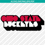 Ohio State Buckeyes Logo SVG Bundle | NCAA College Vector Cricut