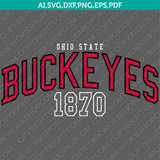 Ohio State Buckeyes Logo SVG Bundle | NCAA College Vector Cricut
